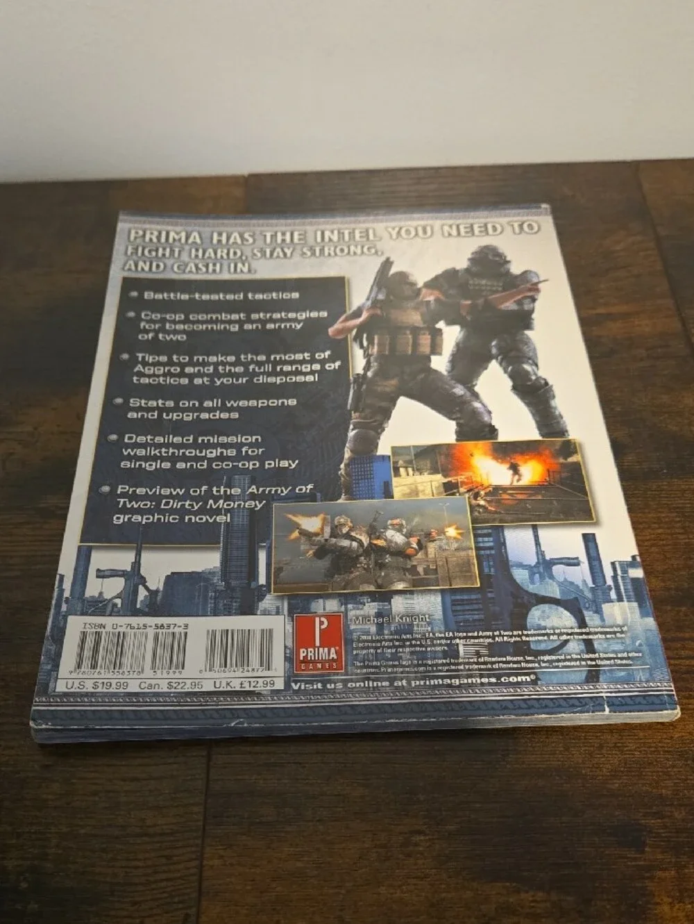 Army of Two Official Game Guide - Blue & Gray Cover